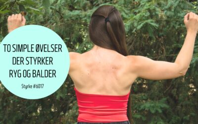 #6017 To simple øvelser der styrker ryg og balder Forsider VIDEO 2024