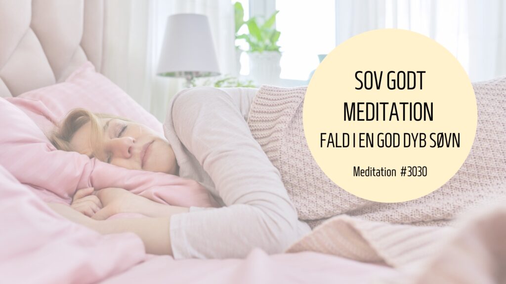 #3030 Sov godt meditation Forsider VIDEO - 2025